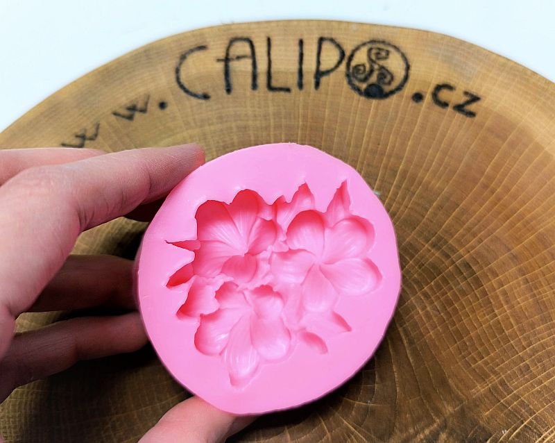 Silikonová forma květ Plumerie 1